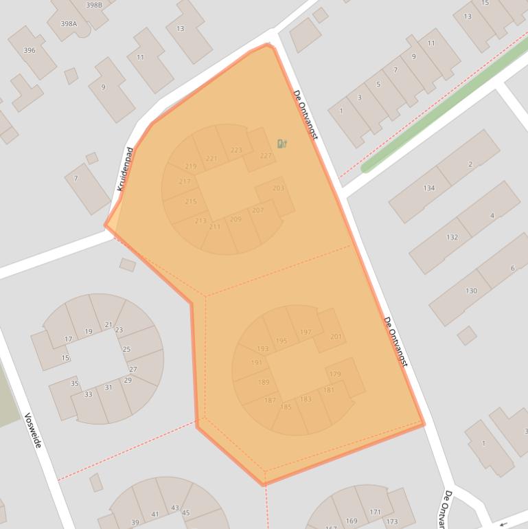 Kaart van postcodegebied 7325DK.