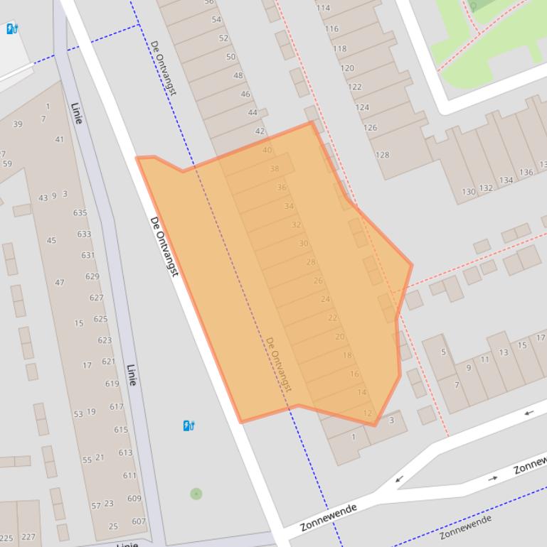 Kaart van postcodegebied 7325DL.