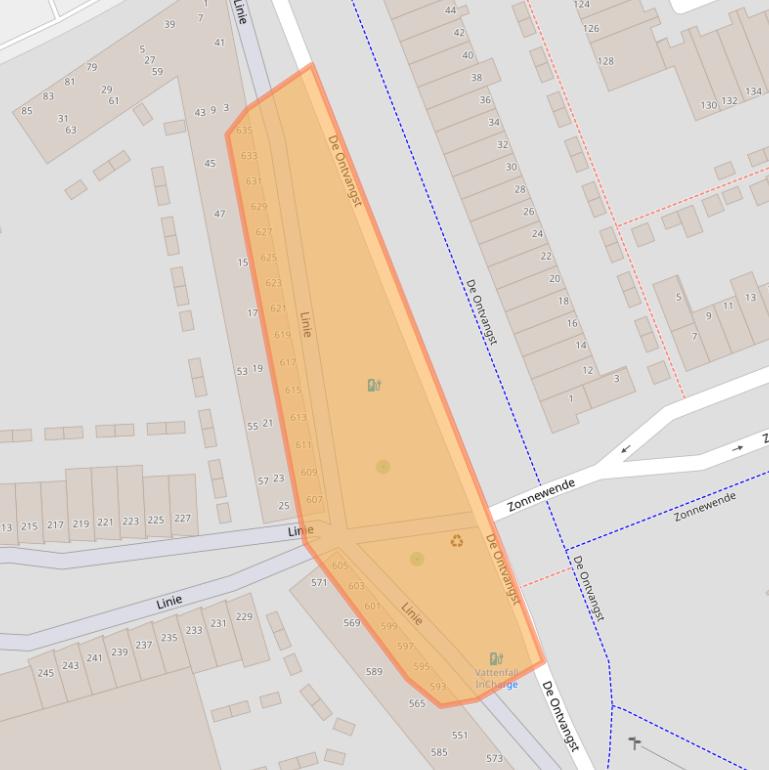 Kaart van postcodegebied 7325DX.