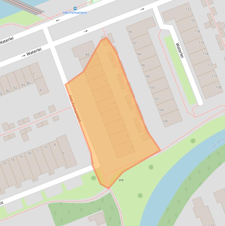 Kaart van postcodegebied 7325EC.