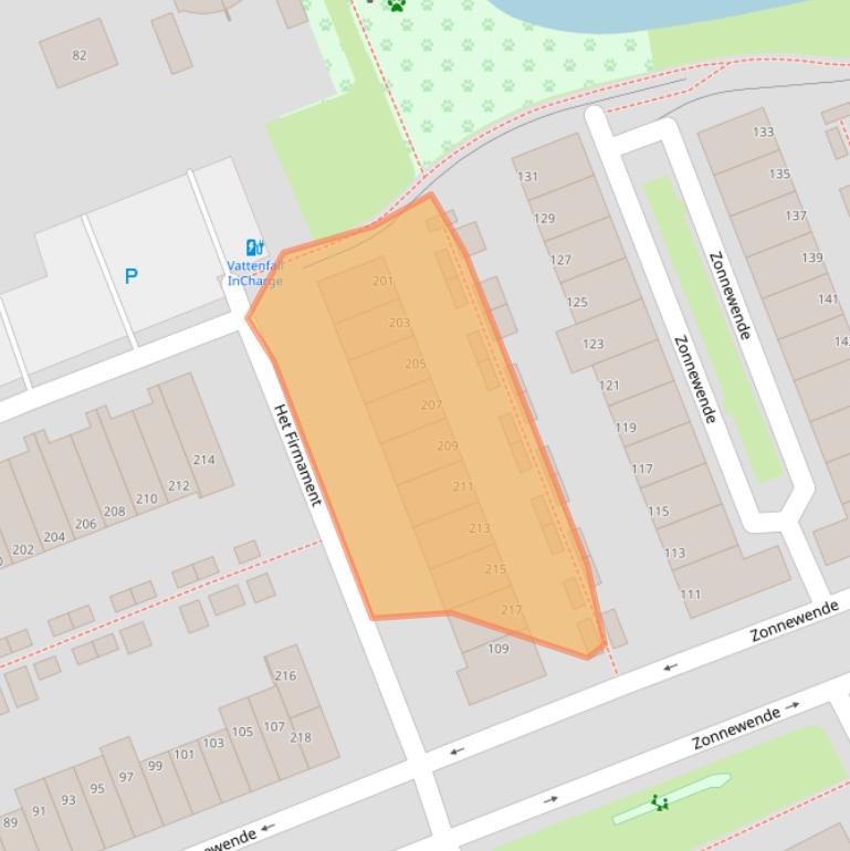 Kaart van postcodegebied 7325ED.