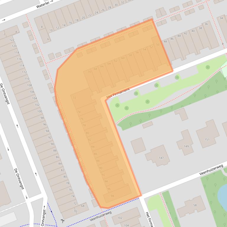 Kaart van postcodegebied 7325EG.