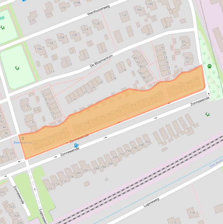 Kaart van postcodegebied 7325ES.