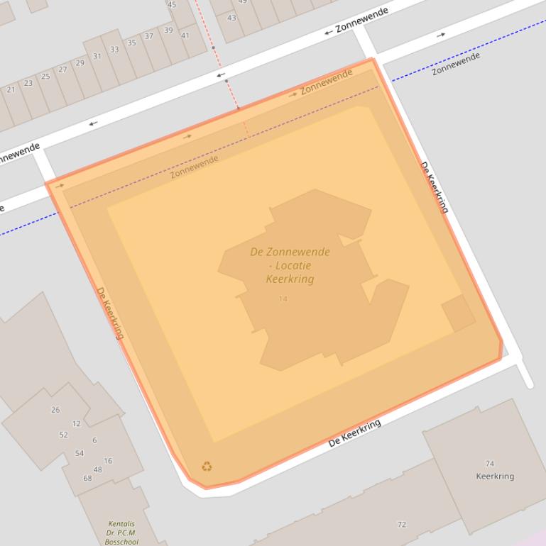 Kaart van postcodegebied 7325ET.