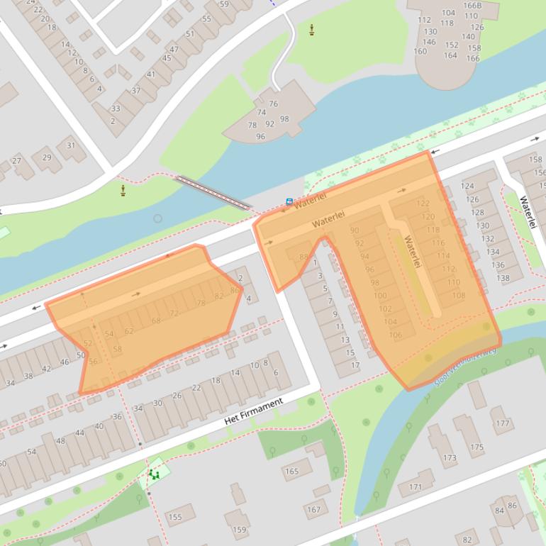 Kaart van postcodegebied 7325GJ.