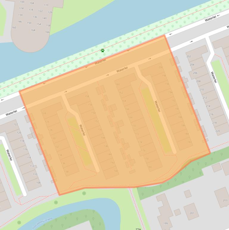 Kaart van postcodegebied 7325GK.