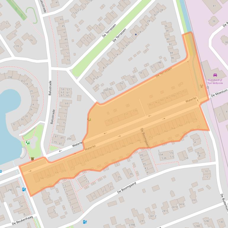 Kaart van postcodegebied 7325GN.