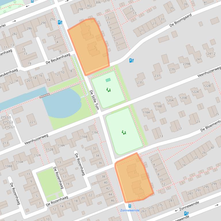 Kaart van postcodegebied 7325GT.