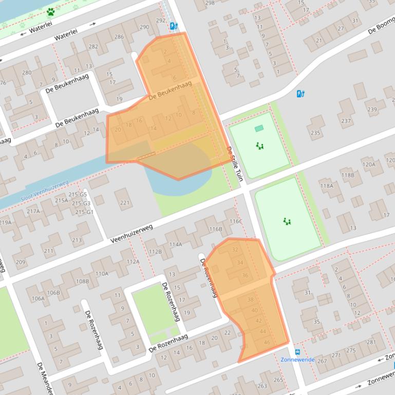 Kaart van postcodegebied 7325GV.