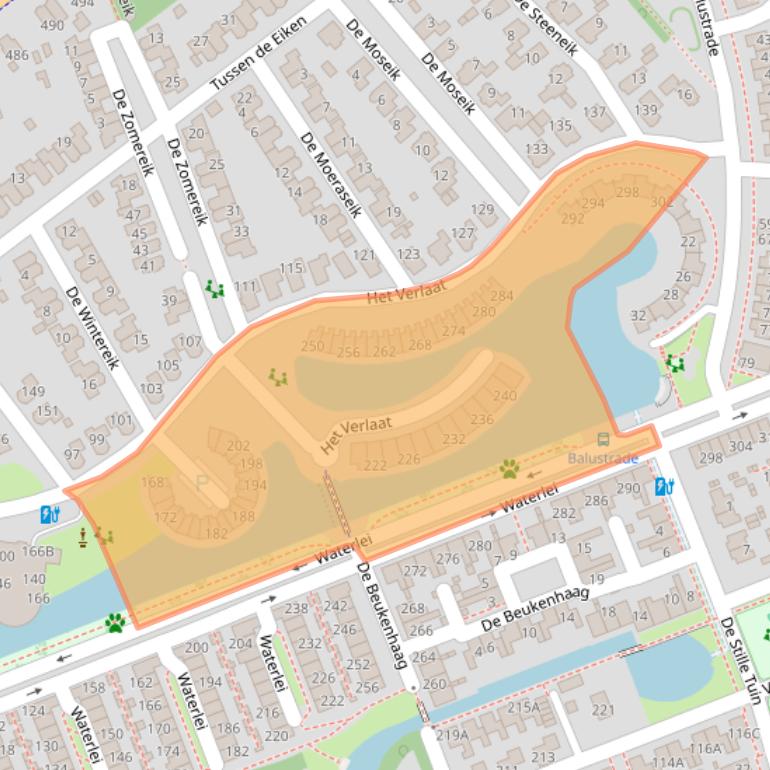 Kaart van postcodegebied 7325HK.