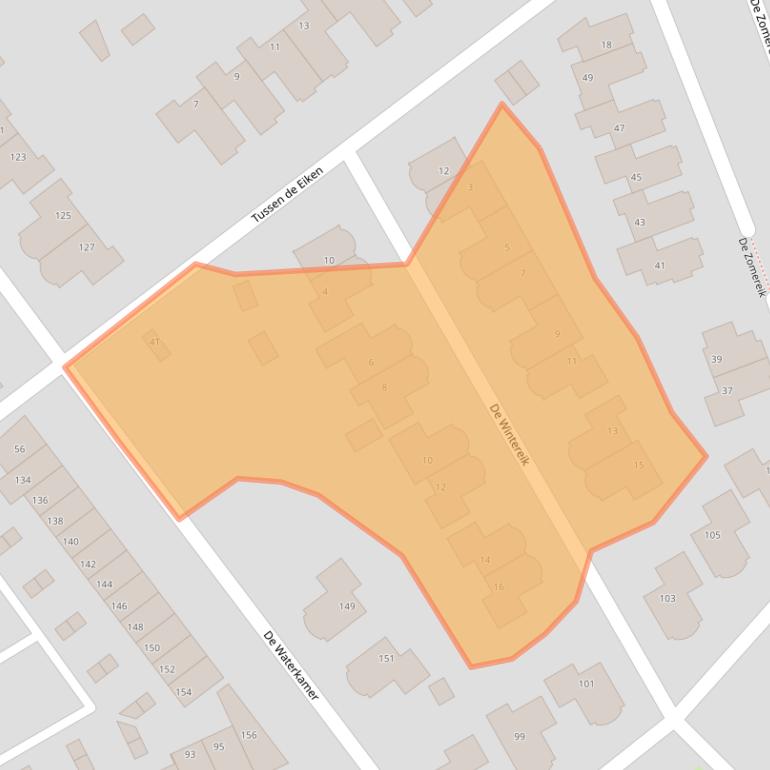 Kaart van postcodegebied 7325HR.