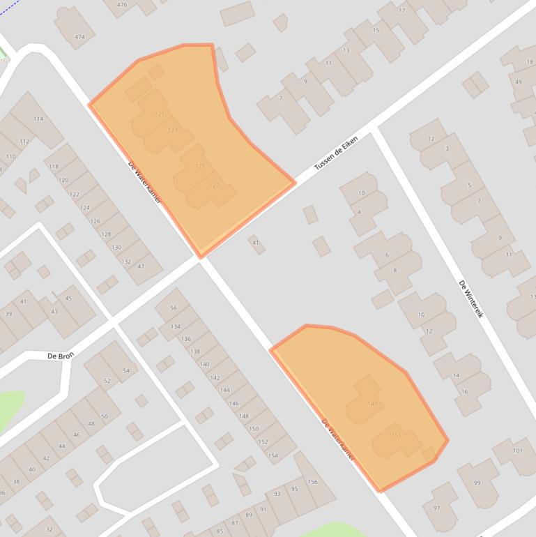 Kaart van postcodegebied 7325HZ.