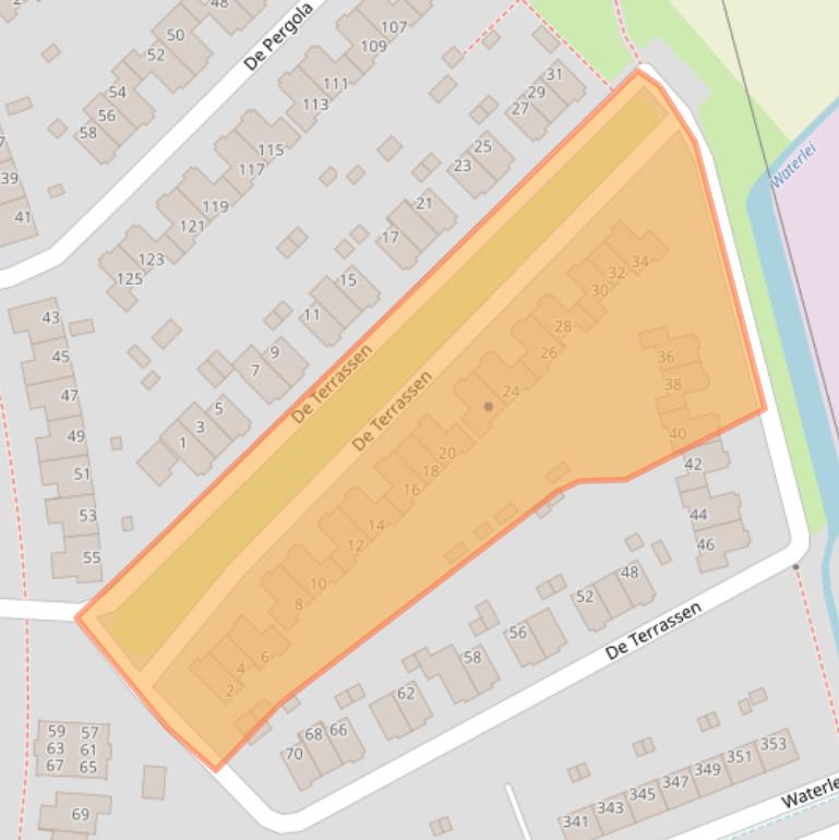 Kaart van postcodegebied 7325JD.