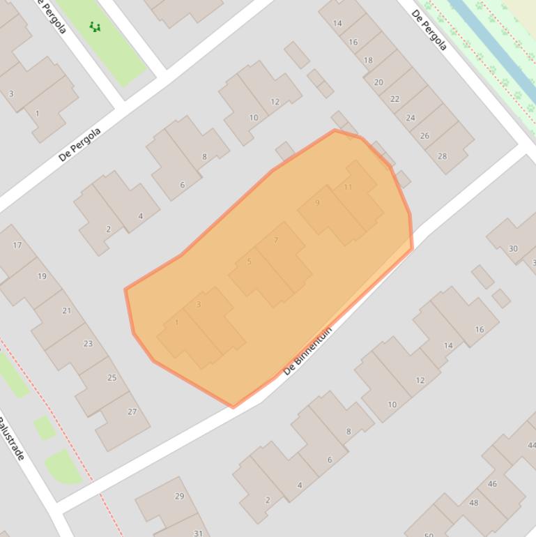 Kaart van postcodegebied 7325JK.