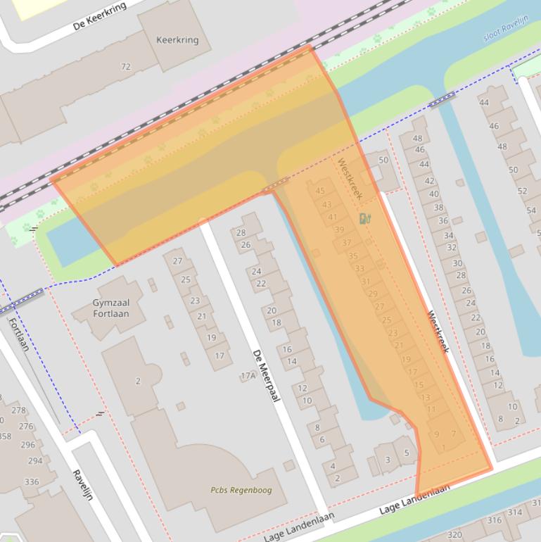 Kaart van postcodegebied 7325NB.