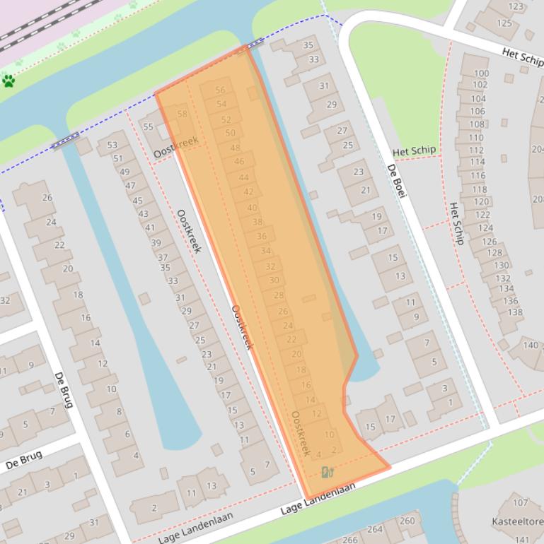 Kaart van postcodegebied 7325NH.