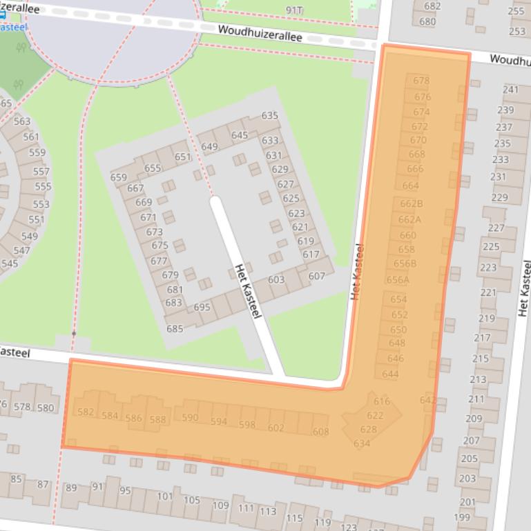 Kaart van postcodegebied 7325PW.