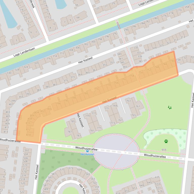 Kaart van postcodegebied 7325PZ.