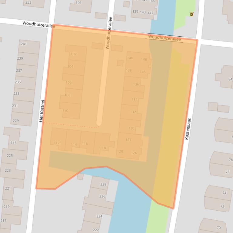 Kaart van postcodegebied 7325RB.