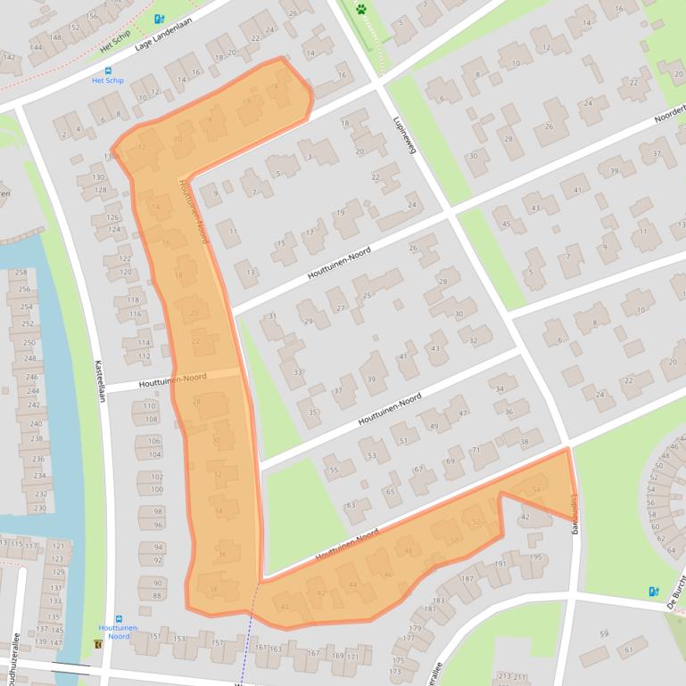 Kaart van postcodegebied 7325RG.