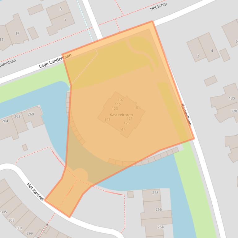 Kaart van postcodegebied 7325RN.