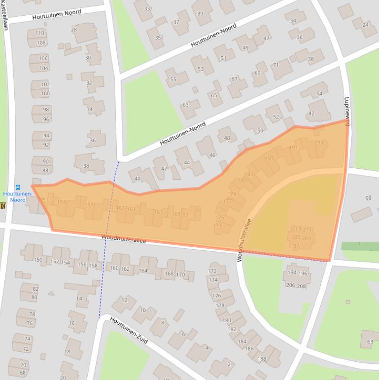 Kaart van postcodegebied 7325RT.