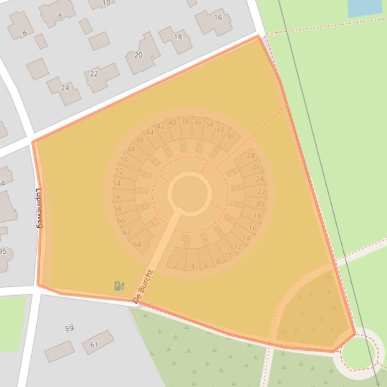 Kaart van postcodegebied 7325SB.