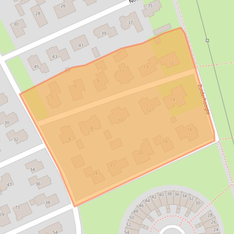 Kaart van postcodegebied 7325SC.