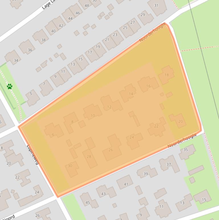 Kaart van postcodegebied 7325SG.