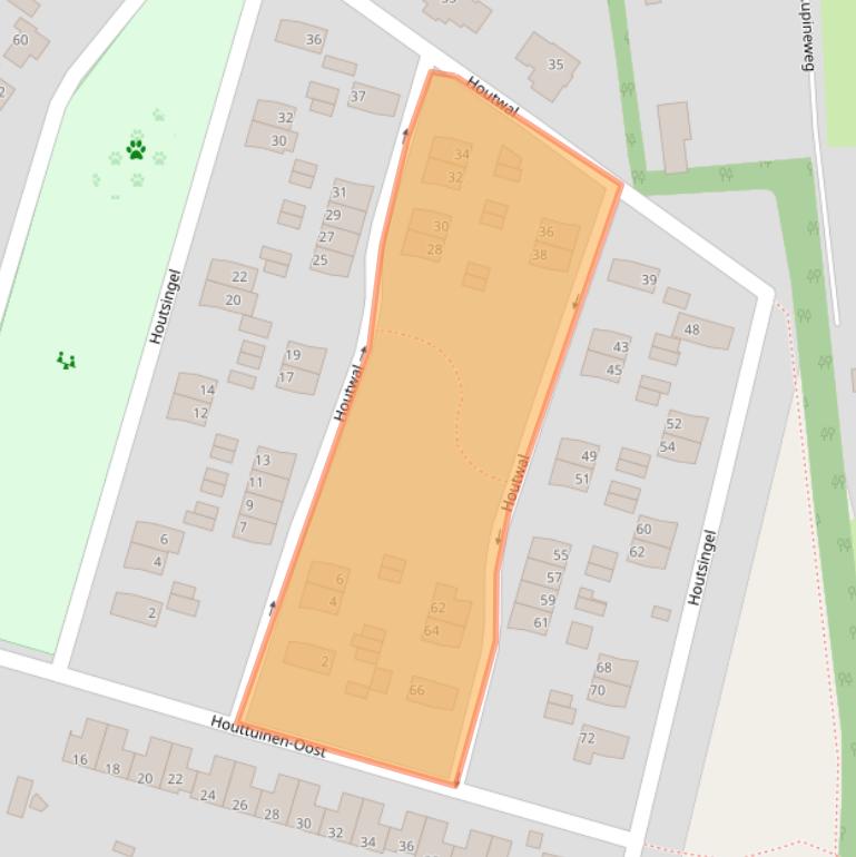 Kaart van postcodegebied 7325SW.