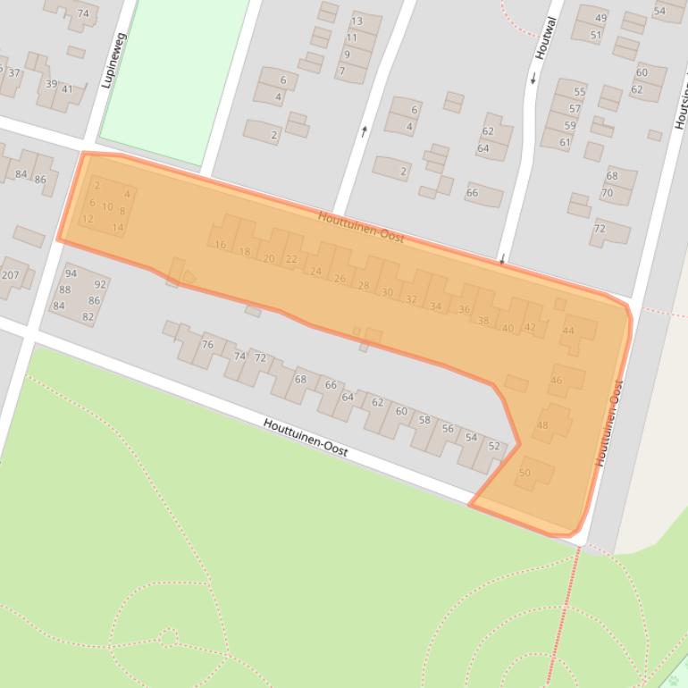 Kaart van postcodegebied 7325SX.