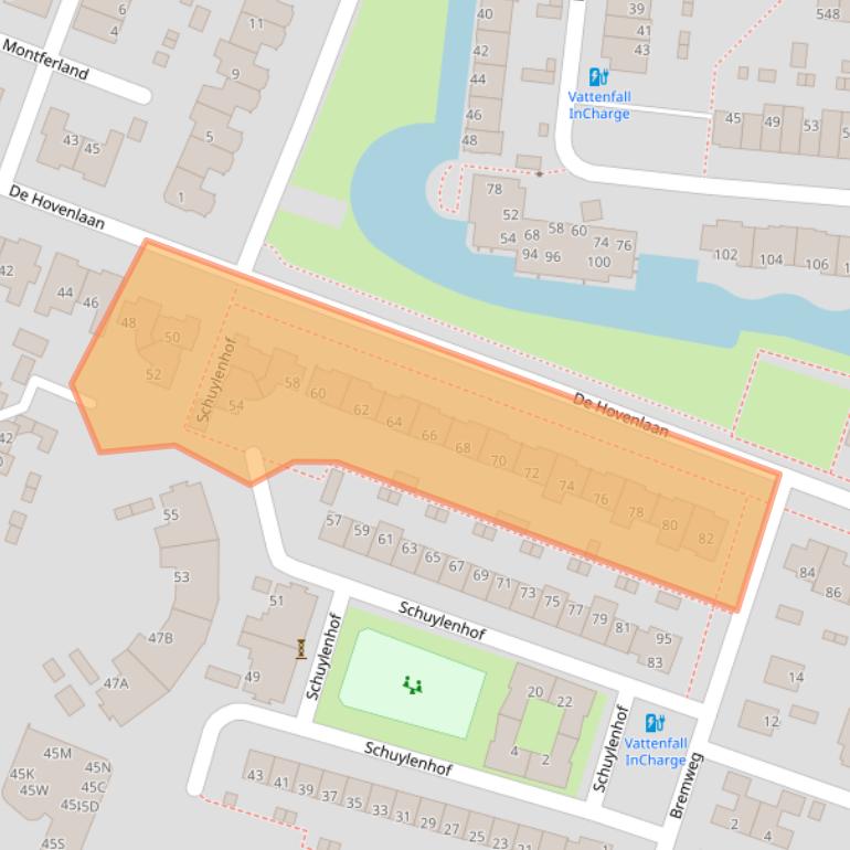 Kaart van postcodegebied 7325VG.