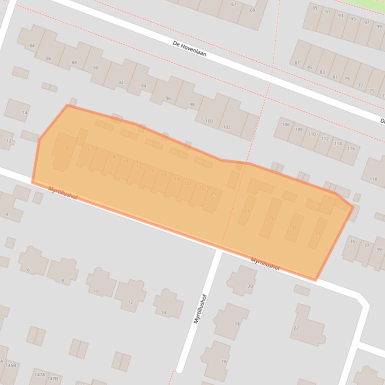 Kaart van postcodegebied 7325VL.