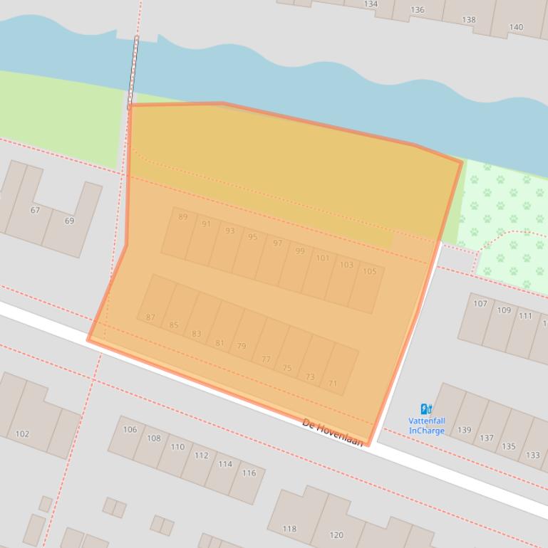 Kaart van postcodegebied 7325VR.