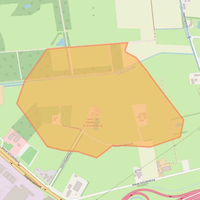 Kaart van postcodegebied 7325WR.