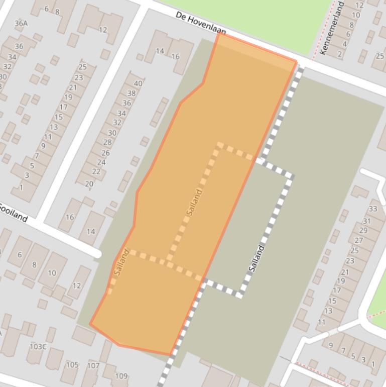 Kaart van postcodegebied 7325ZA.