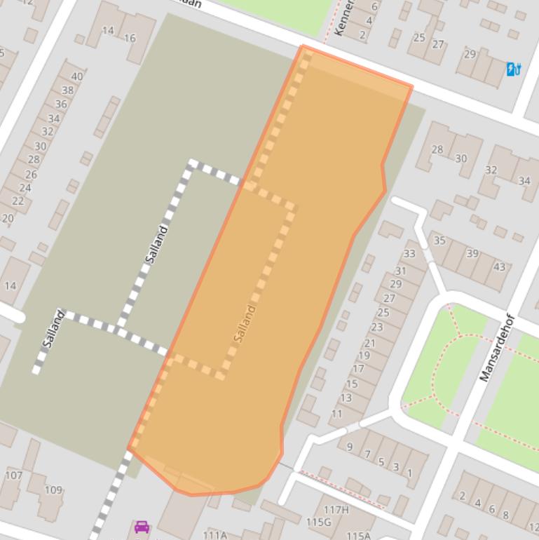 Kaart van postcodegebied 7325ZB.