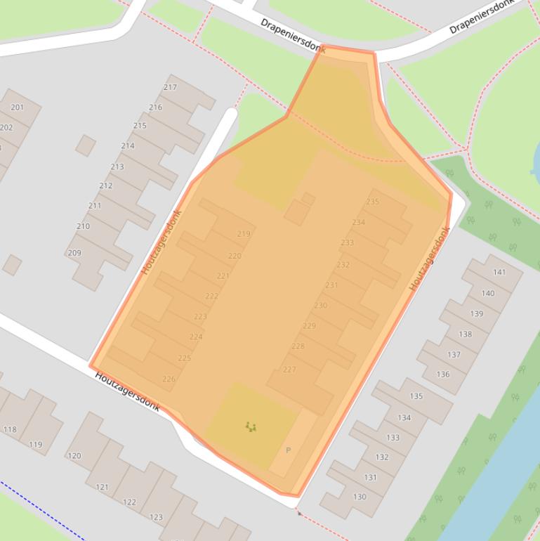 Kaart van postcodegebied 7326AD.