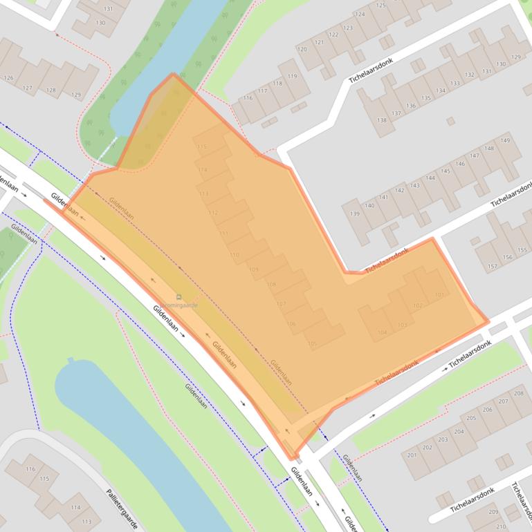 Kaart van postcodegebied 7326AV.