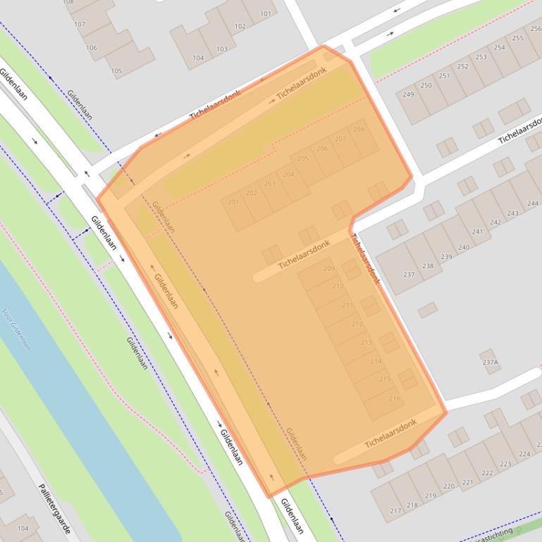 Kaart van postcodegebied 7326AZ.