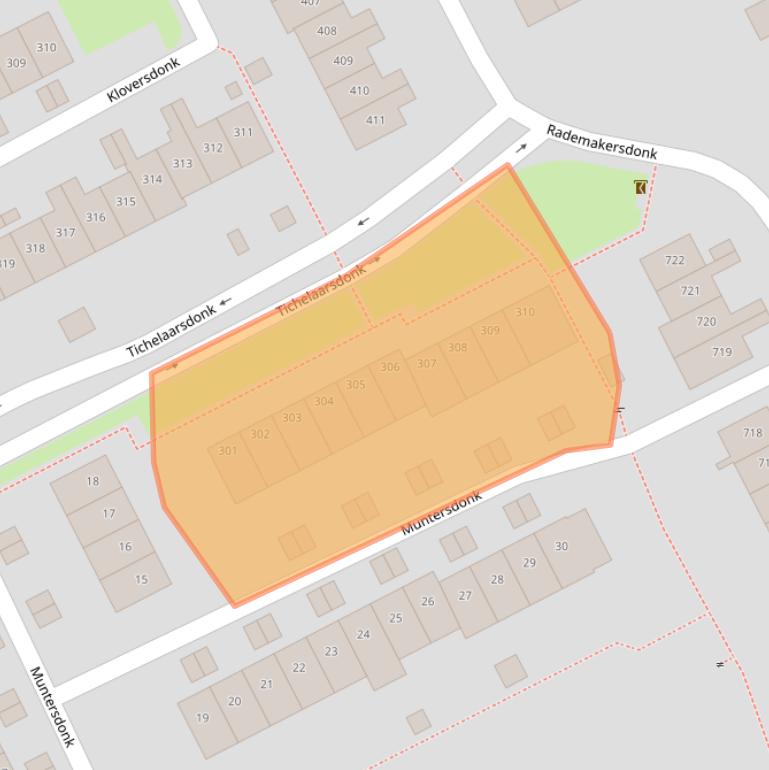 Kaart van postcodegebied 7326BC.