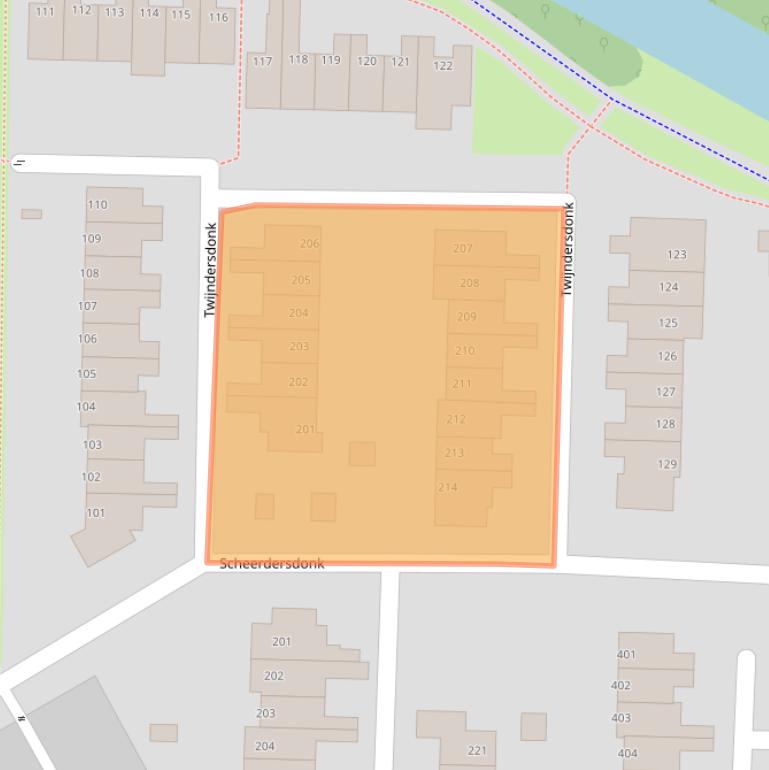 Kaart van postcodegebied 7326BR.