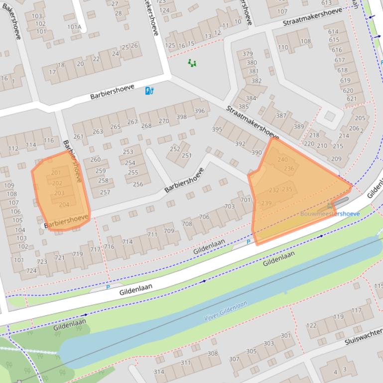 Kaart van postcodegebied 7326DD.