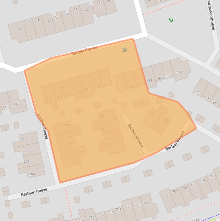 Kaart van postcodegebied 7326DE.