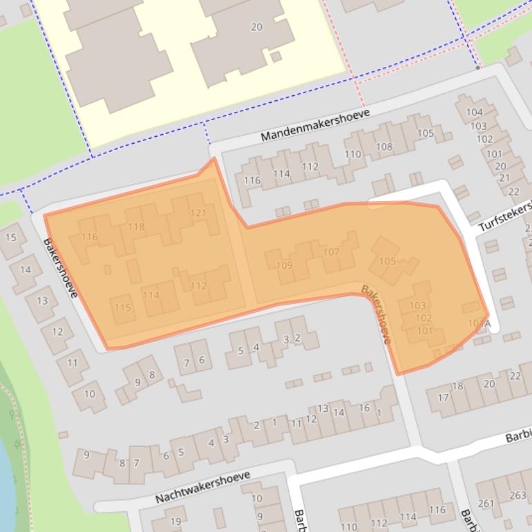 Kaart van postcodegebied 7326DM.