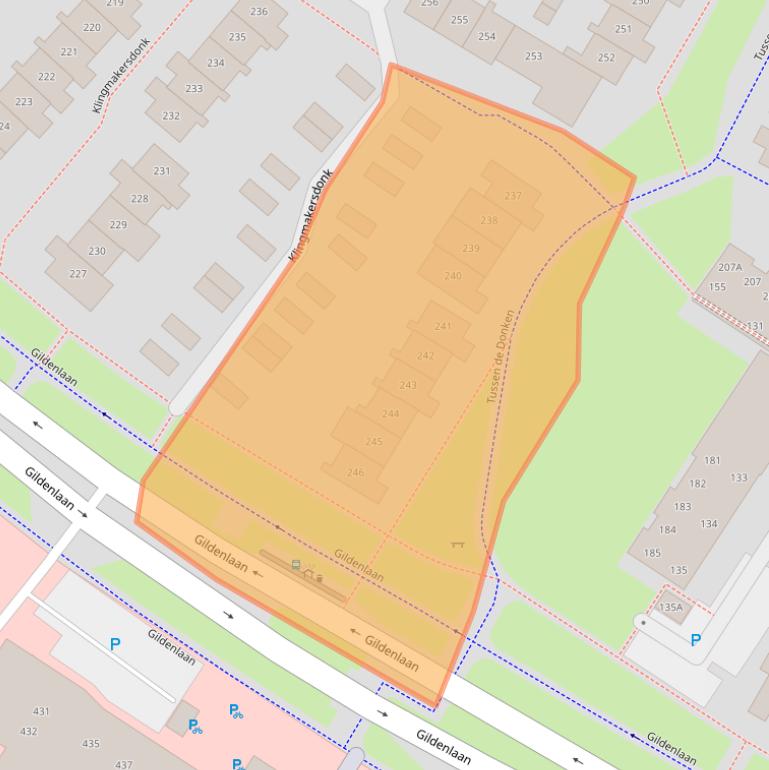 Kaart van postcodegebied 7326GE.