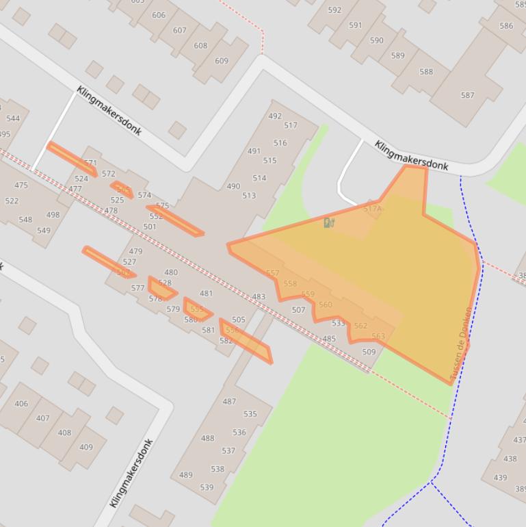 Kaart van postcodegebied 7326GT.