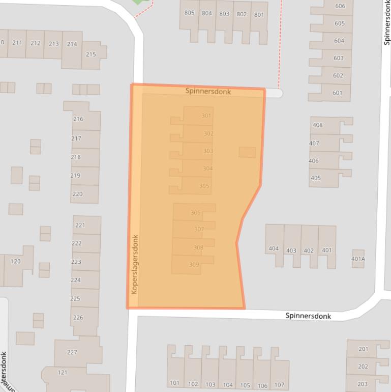 Kaart van postcodegebied 7326HP.