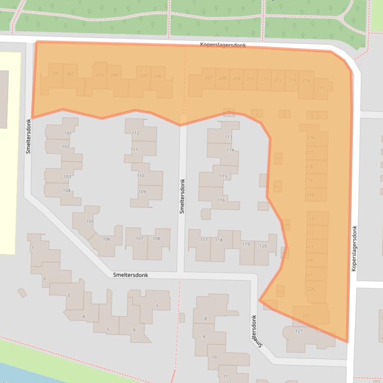 Kaart van postcodegebied 7326HS.