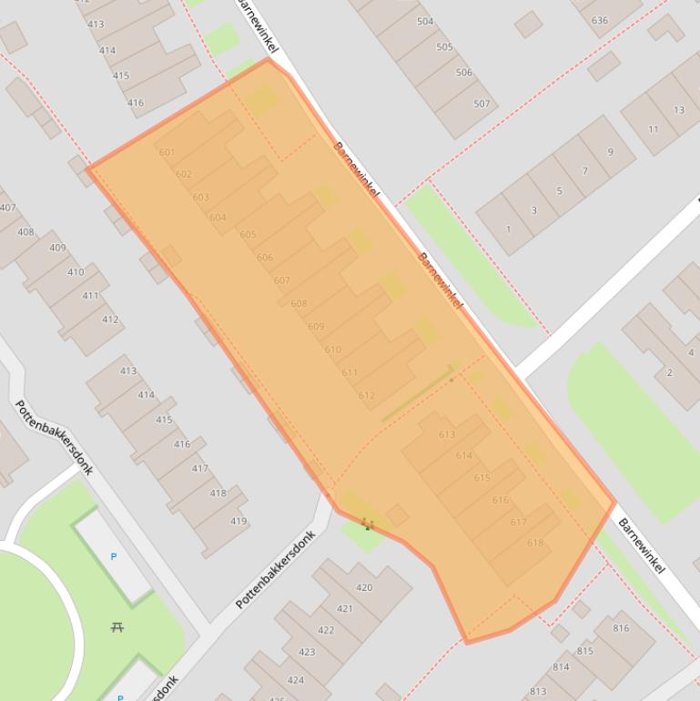 Kaart van postcodegebied 7326KV.